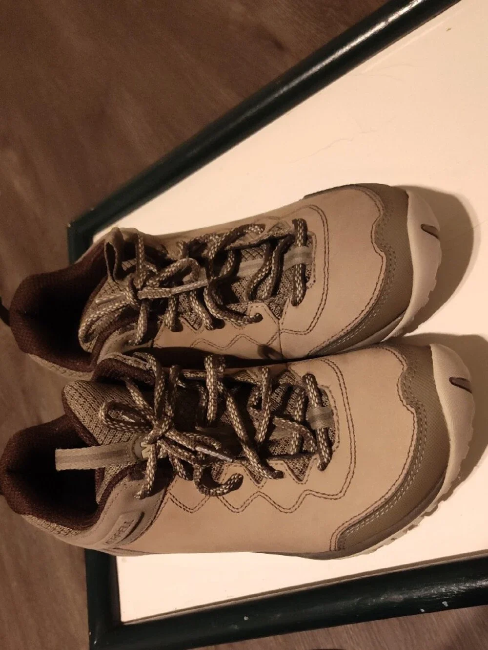 Merrell Women's Taupe and Brown Trail Walking Shoes